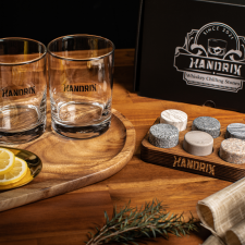 핸드릭스 위스키스톤 온더락잔세트