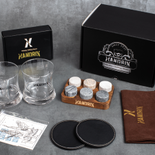 핸드릭스 위스키스톤 탱고잔세트