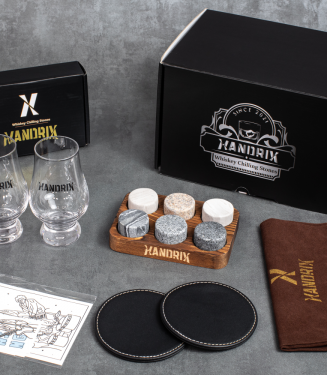 핸드릭스 위스키스톤 글랜캐런잔세트